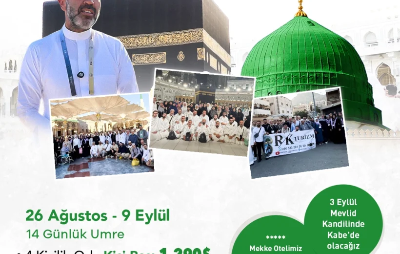Ağustos Umresi | Kandil Umresi | 14 Günlük Umre Fiyatları