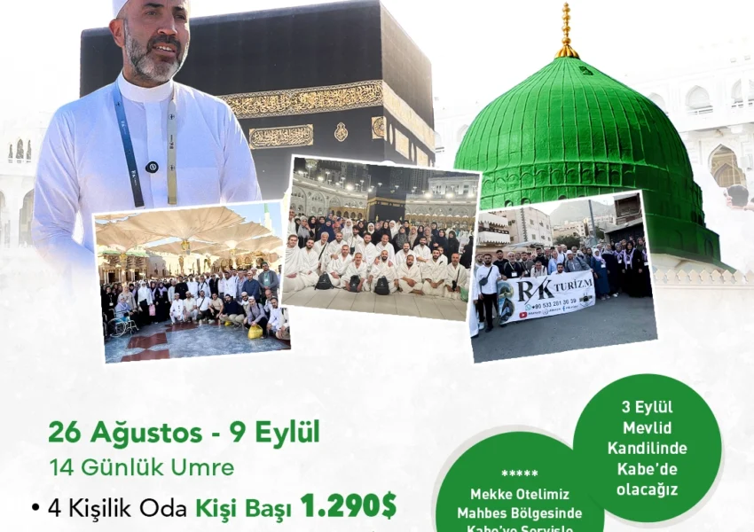 14 Günlük Umre, Ağustos Umresi, Kandil Umresi, 2025 Umre