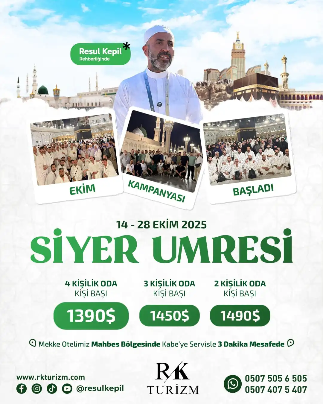 2025 Ekim Umresi, Siyer Umresi, 14 günlük umre