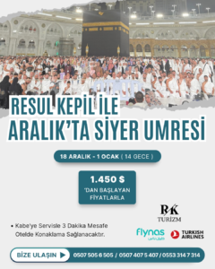 Aralık Umresi - 14 Günlük Umre