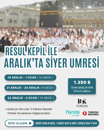 aralık umresi, 14 günlük umre, 2025 umre