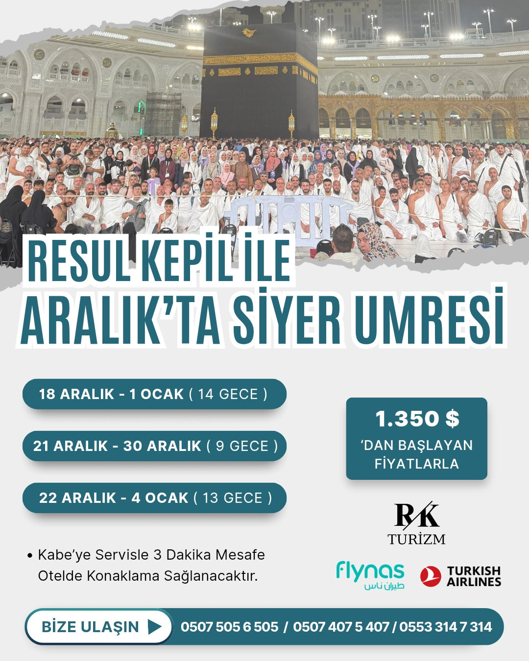 aralık umresi, 14 günlük umre, 2025 umre