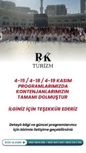 25 Kasım Umresi - 13 Günlük - Siyer Umresi