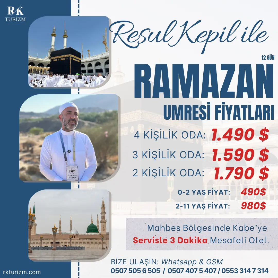 12 günlük ramazan umresi, ramazan umresi fiyatları, ramazan umre fiyatları