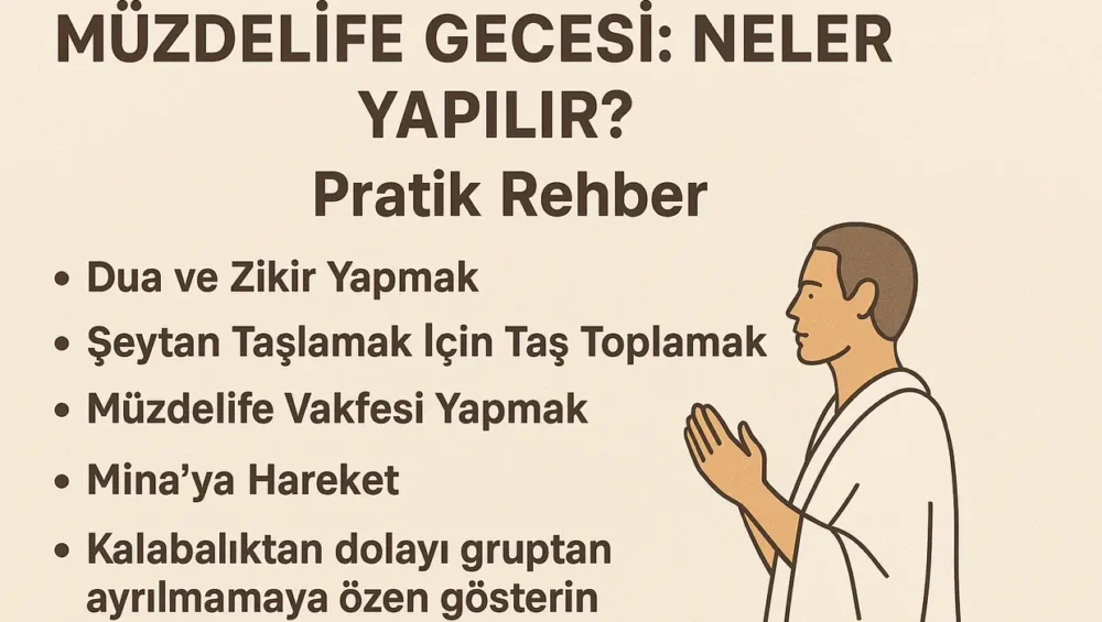 Müzdelife Nedir, Müzdelife Nerededir, Müzdelifede ne yapılır