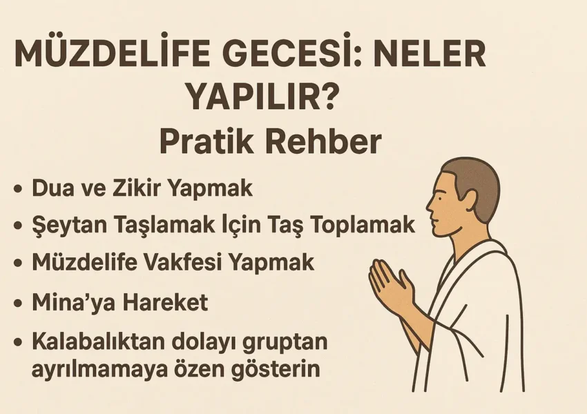 Müzdelife Nedir, Müzdelife Nerededir, Müzdelifede ne yapılır
