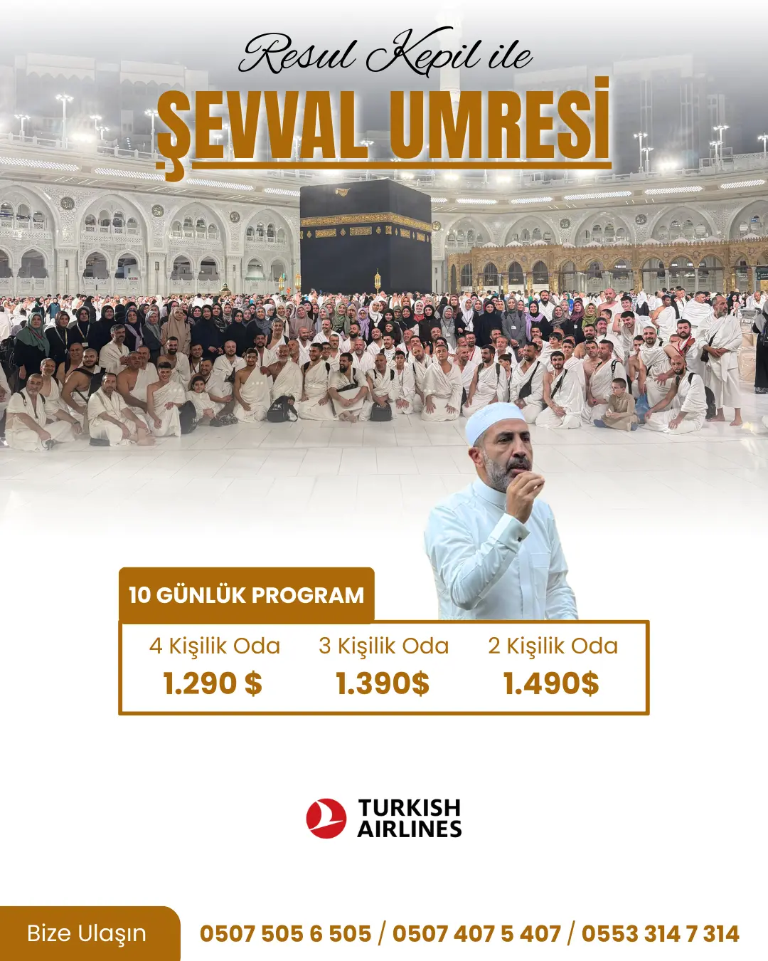 10 günlük umre turları, şevval umre turları, umre fiyatları 2026