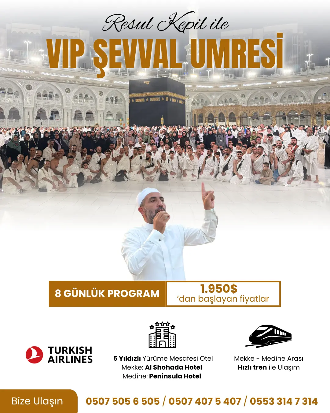 vip umre, vip şevval umresi, şevval ayı, şevval umresi, 8 günluk umre