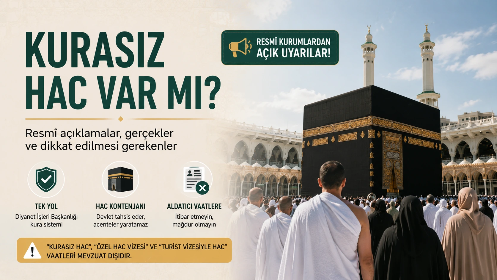 kurasız hac